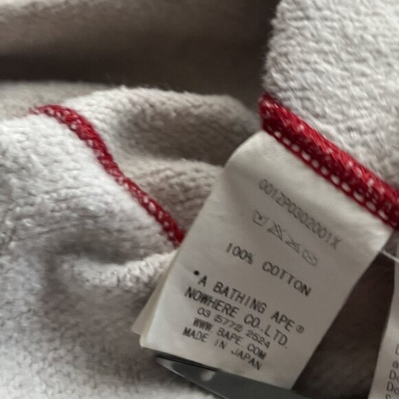 OG BAPE RED POLKA DOT SHARK ZIP UP - Picture 9 of 11